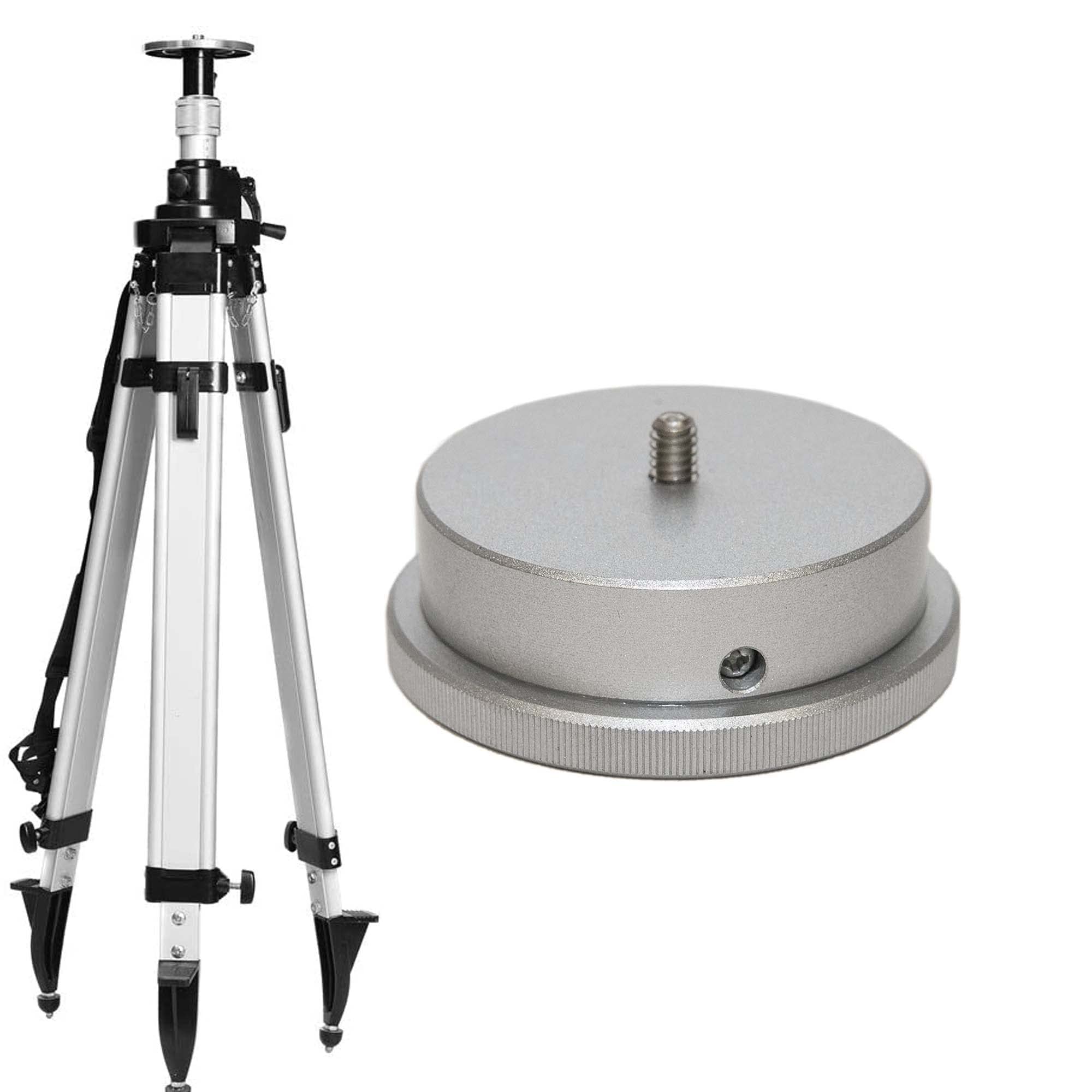 AdirPro Tripod Adapter & AdirPro Elevator Quick Clamp Tripod Bundle