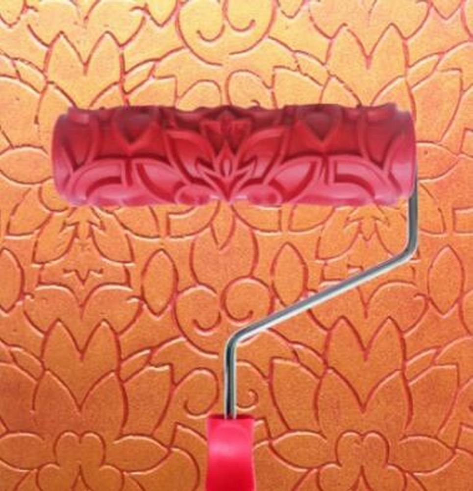Tłoczony wałek malarski, narzędzie do malowania ścian, dekoracja ścienna DIY, wzór 11