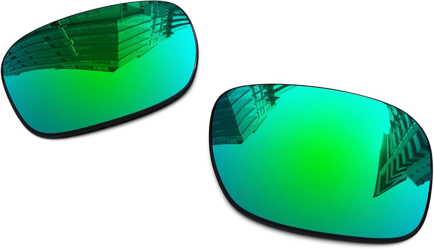 1.6MM Polarized Replacement Lenses for Oakley Holbrook OO9102 Sunglasses, UV Protection, Dark Mirror Lens - More Options