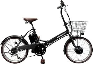 PROVROS(プロブロス) 電動アシスト自転車 20インチ 折りたたみ シマノ6段変速 リチウムイオンバッテリー7.8Ah 前輪駆動 最大46km走行 型式認定 公道可能【メーカー保証1年】P-206E