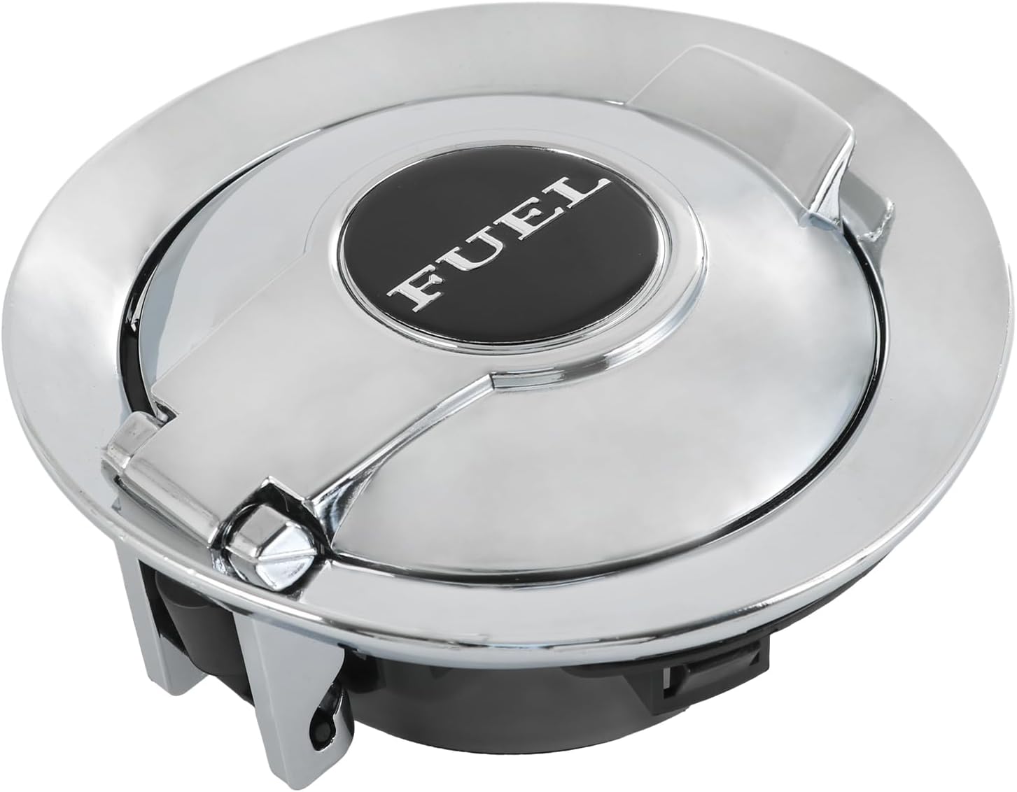 CARMOCAR gas cap Fuel Filler Chrome 68250120AA Replacement for 2008-2023 Dodge Challenger gas tank door