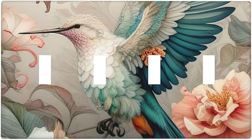 Vista 75 de Decorativo Arte Interruptor de Luz Cubiertas de Pintura al óleo Estilo Flores Placa de Pared de Interruptor de Interruptor Decorativo Placa