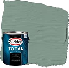 Glidden Total Interior Wall Paint & Primer All-in-One, Paradise Found/Green, Eggshell, 1 Gallon