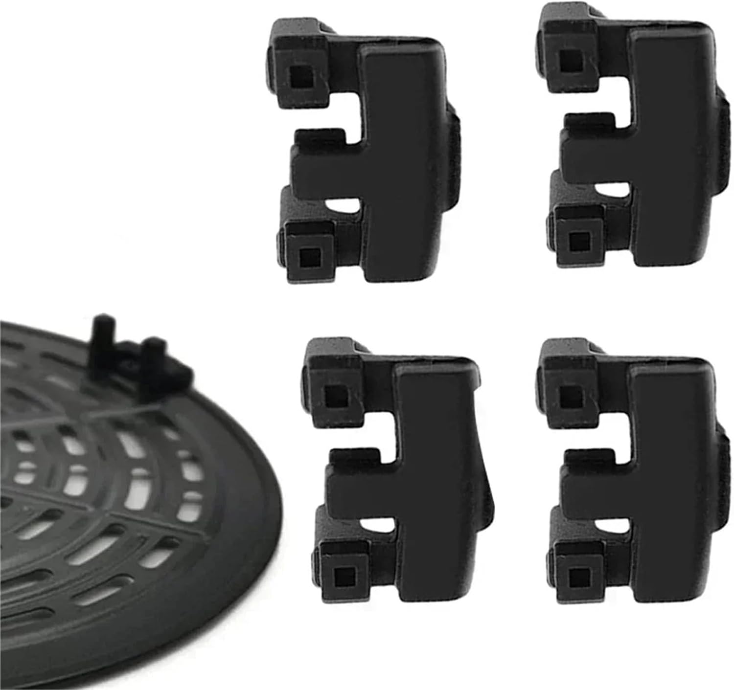 Air Fryer Rubber Bumpers 20/40/80/100pcs Air Fryer Silicone Case For Trays Replacement Rubber Feet Kitchen Supplies(100pcs)