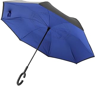 反転層逆さ型傘 防錆カーボンファイバーフレーム 誕生日プレゼント親子 全自動 風雨用 1本 クリエイティブでユニークな贈り物