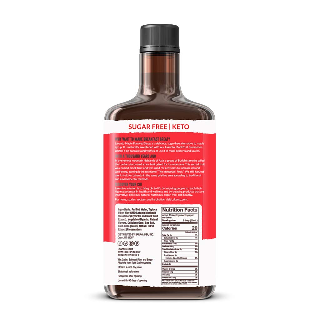 Lakanto Sugar Free Pancake Lovers Bundle - Pancake and Waffle Mix Plus Maple Syrup, Monk Fruit Sweetener with Erythritol, Breakfast of Champions