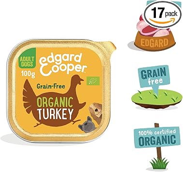 Edgard & Cooper Bio Organic Luscious Turkey Wet Food with Coconut and Chia for Adult Dogs