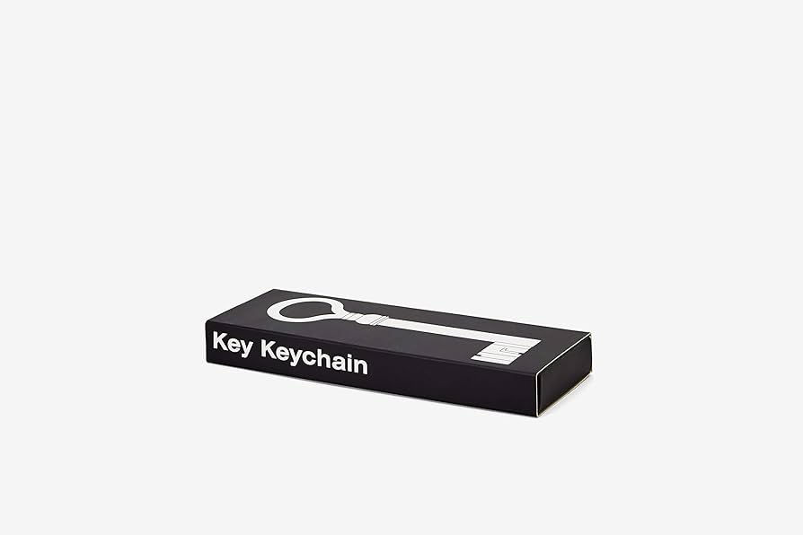 Amazon.com: Areaware Key Keychain, Black : Clothing, Shoes & Jewelry