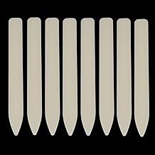 8 Pack Bone Folder Tool Bone Folder Crafts Scoring Folding Creasing Paper Crafting Scrapbooking Tool for Paper Leathercrafts Bookbinding and Card Making Handmade, 8 Inch