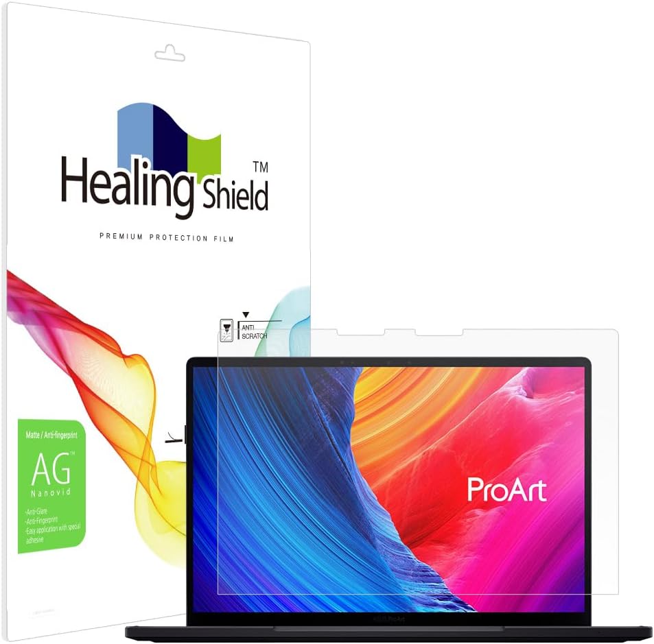Healingshield Screen Protector Paper-Feel Eye Protection Anti Blue Ray Anti Glare Paper Texture Film Compatible with ASUS ProArt PX13 HN7306