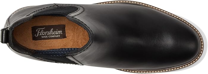 Мужские ботинки Florsheim Forge Plain Toe Gore, цвет: Чёрный — фото 6