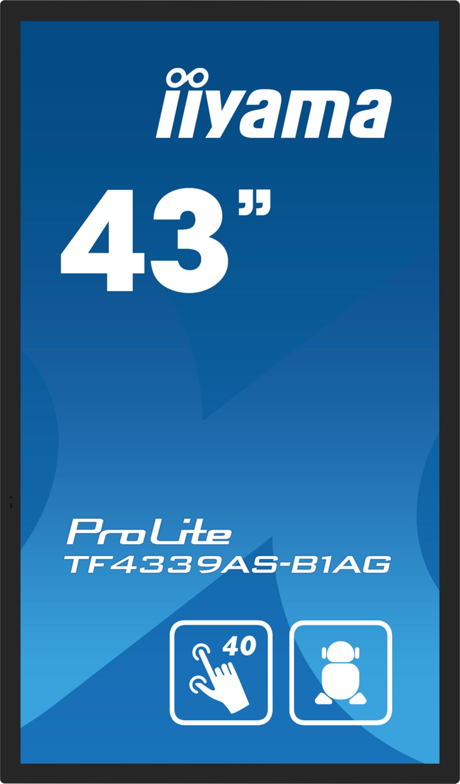 iiyama Prolite TF4339AS-B1AG IPS OpenFrame PCAP Touchscreen-Monitor Android