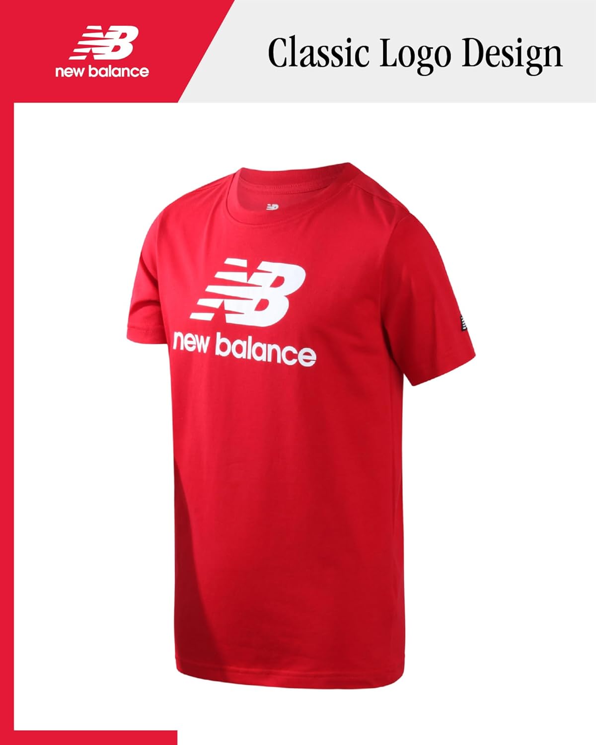 New Balance Boys T Shirts - Short Sleeve Cotton Crewneck Graphic Tees, Athletic Logo Shirts for Boys (Sizes: 8-20) - Image 6