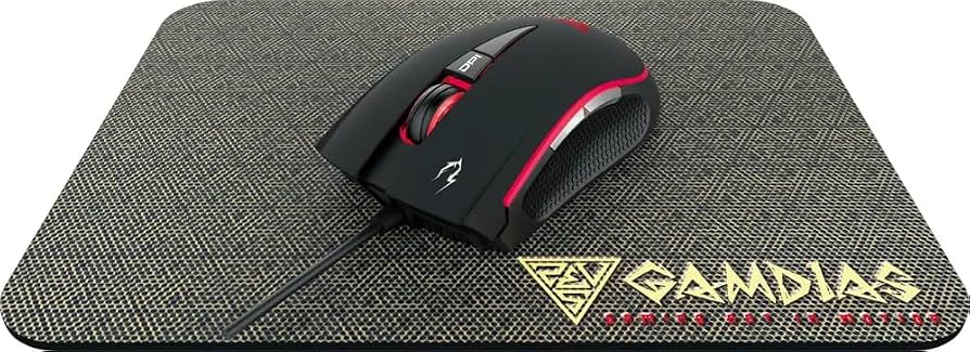 Amazon.co.jp: GAMDIAS光学式ゲーミングマウス、マウスマット