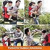 Baby Backpack Carrier, Safe Toddler Hiking Backpack Carrier Camping Child Carriers with Rain Cover Children Kid Sun Shade Large Storage Insulated Pocket, Adjustable Padded Child Seat #5