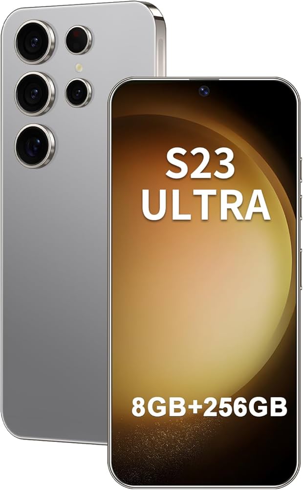 Unlocked Phone S23 Ultra Android Phone 8-core 8GB+256GB Cell Phone