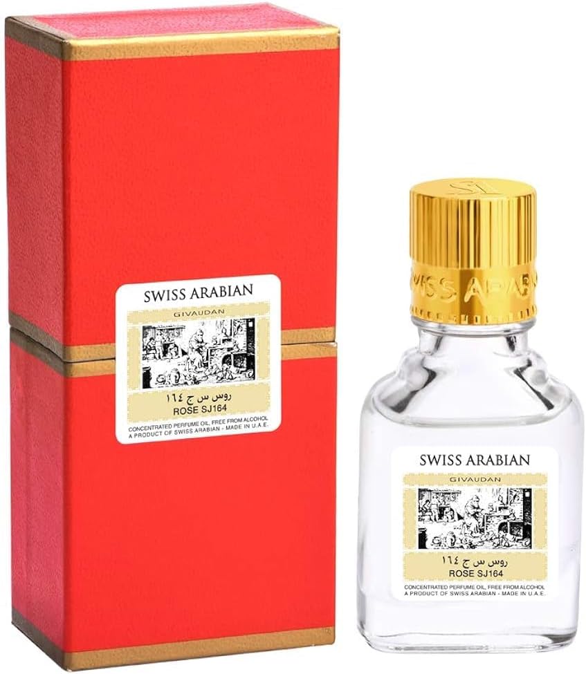 Swiss Arabian Givaudan Rose Concentrated Perfume Attar 9 Ml by Swiss Arabian