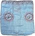 Yak & Yeti womens Om Mantra Scarf (Blue)