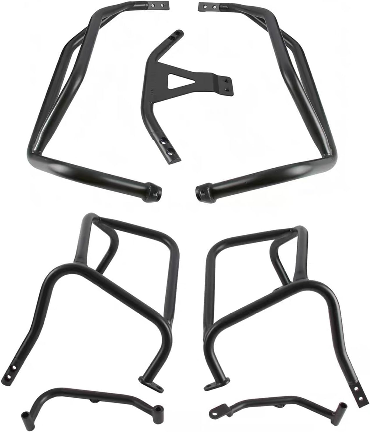 for CFMOTO 800MT-X 800MTX 2024 2025 26 Motorcycle Highway Engine Guard Crash Bar Frame Stunt Cage Bumper Fairing Protector Bars(Silver 1 Set)