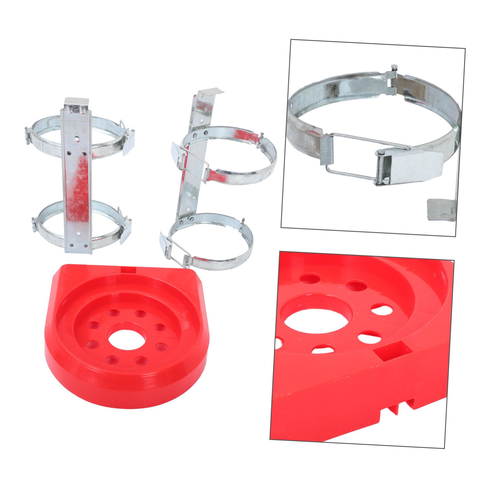 PRETYZOOM 3 Soportes Para Extintor De Incendios Soportes Para Montaje De Extintor