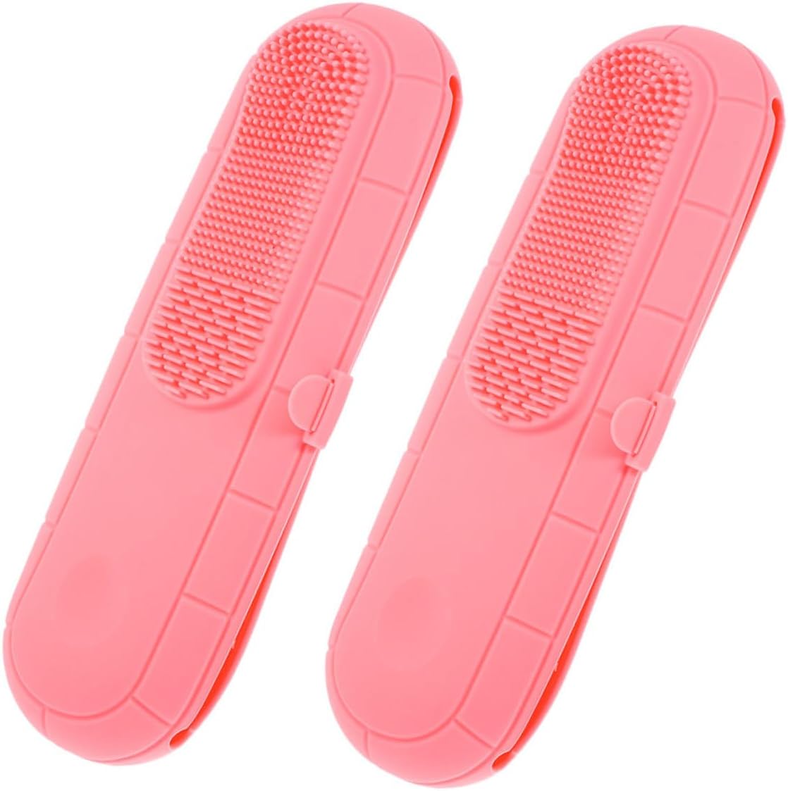 FOMIYES 2pcs Silicone Makeup Brush Holder Travel Cosmetic Bag Portable Makeup Organizer for Women Versatile Toiletry Maintenance for Travel