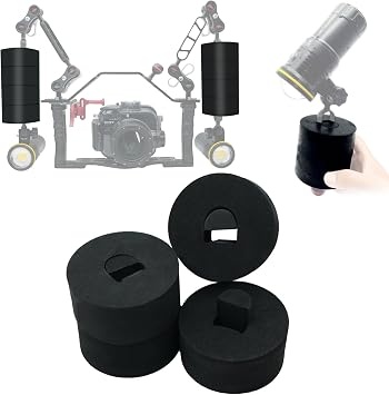 nitescuba FAXS Jumbo Float Kit Buoyancy Underwater Float for Ultralight/INON/Sea&Sea Arms/WEEFINE/MINIFOCUS Arms