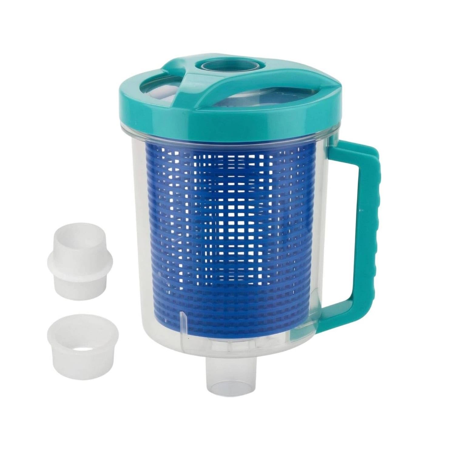 Transparent Inline Leaf Canister with Basket Clear Pool Cleaner Leaf Canister Clear Perforated for Swimming Pools, W560 Leaf Canister-picture-17