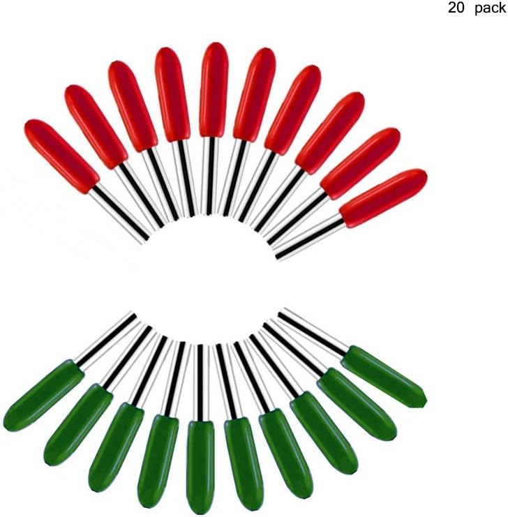 Forsun Deep Cut Blades for Cricut Explore Air 2 Vinyl Cutting Machines 60 Degree 20 Pieces Cutting Replacement Fabric Blades for Cricut Explore