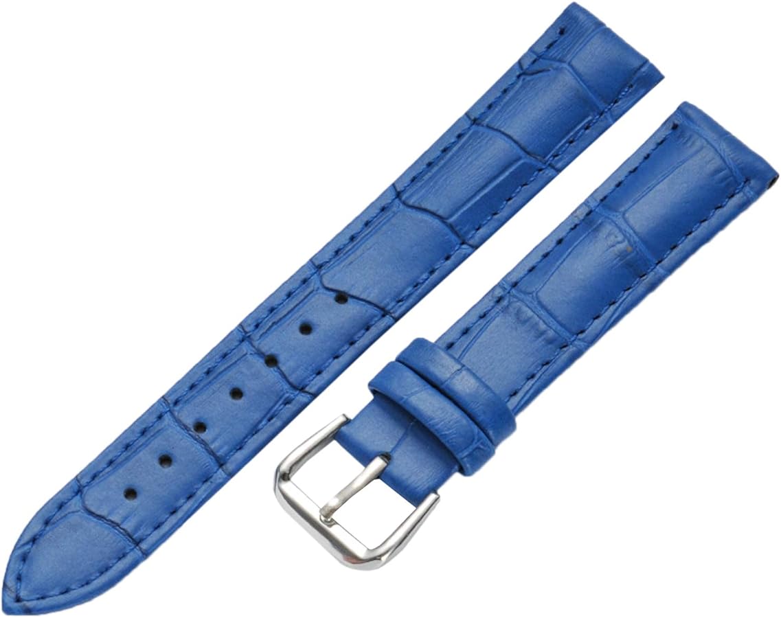 Bracelet De Montre Cuir Acier 16 Mm - Vintage Pour Montre Ancienne