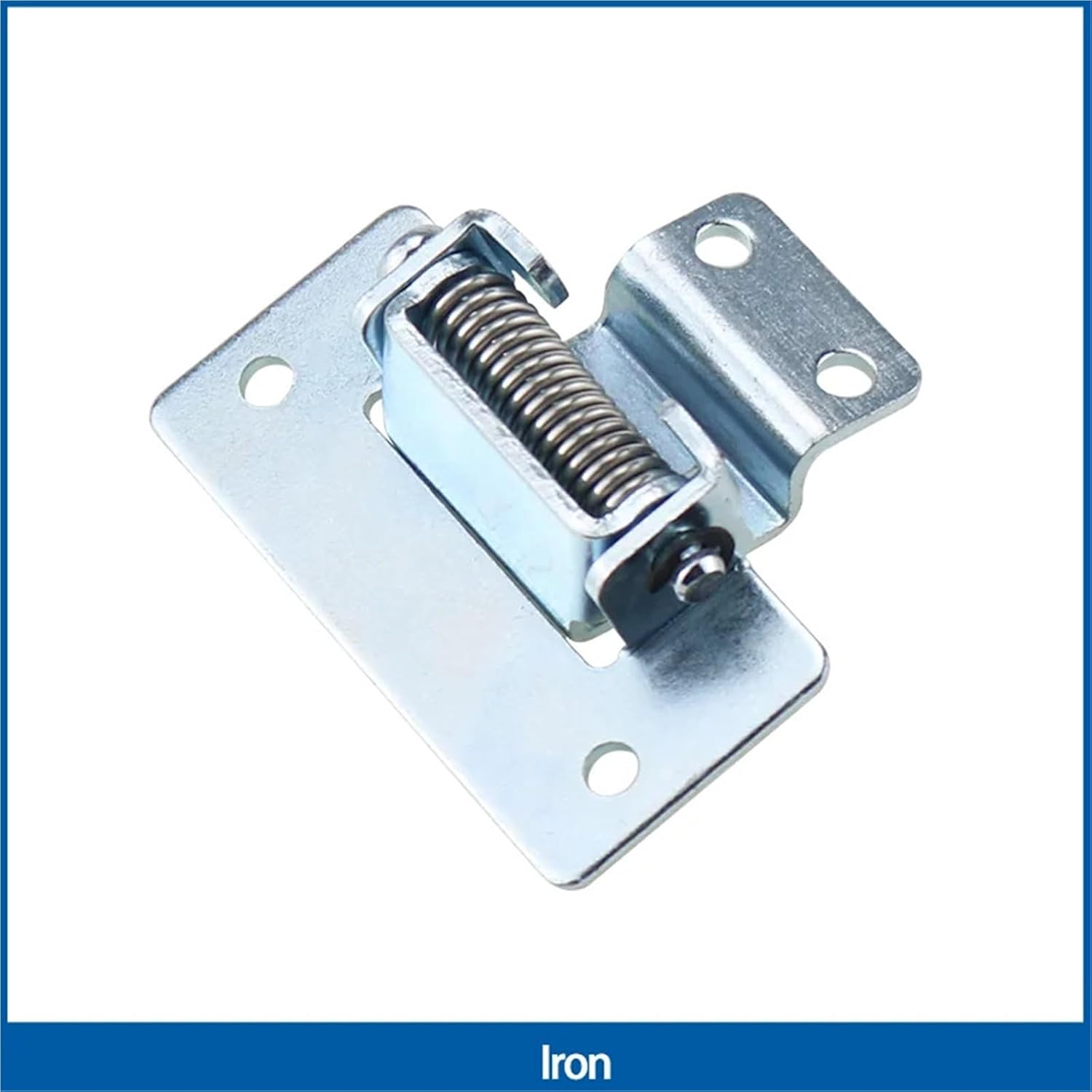 90 Degree Rotation Automatic Reset Hinge Industrial Electrical Cabinet Door Iron Galvanizing Spring Hinge 1Pcs