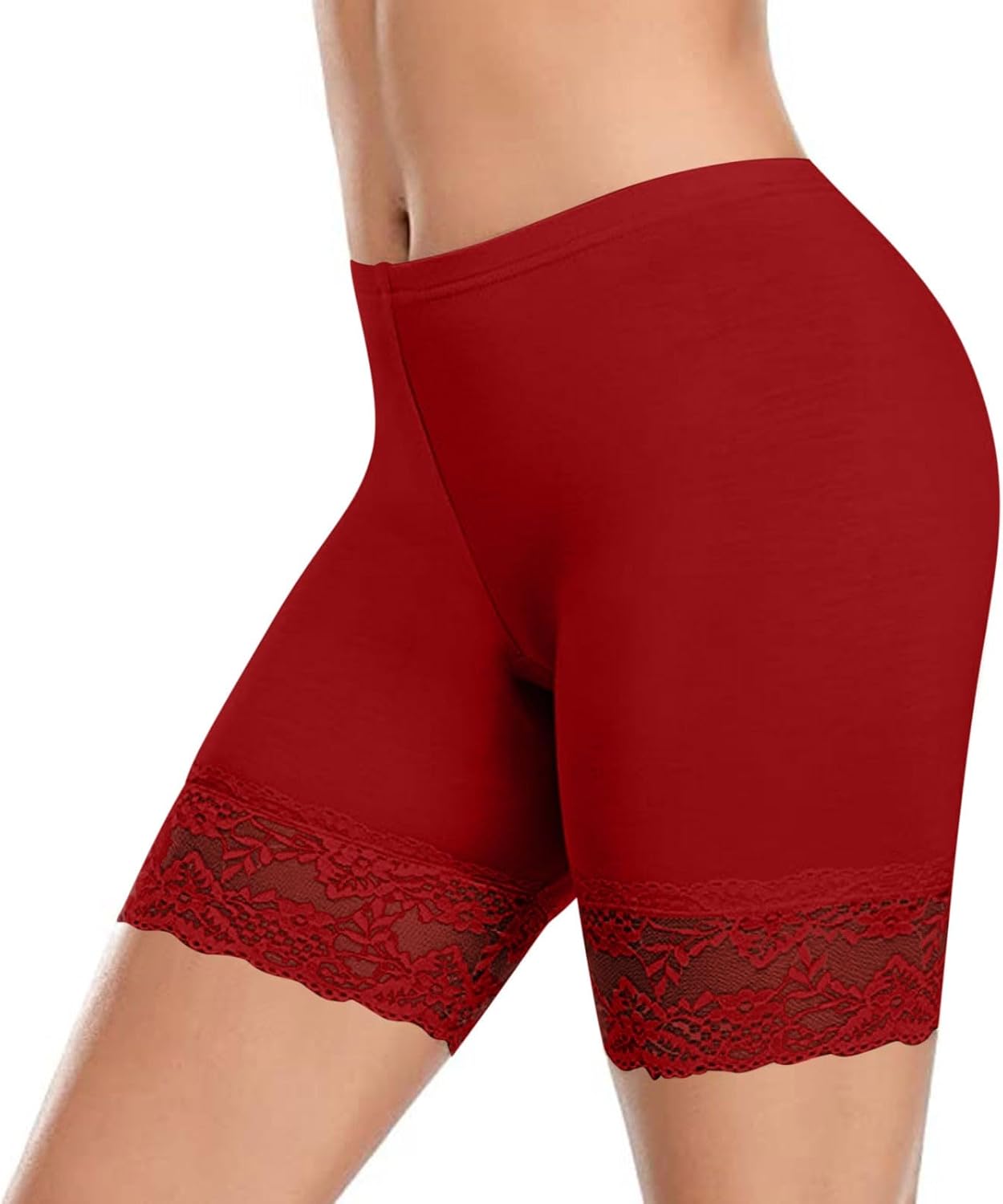 Seamless Slip Shorts for Under Dresses Anti Chafing Underwear Soft Stretch Bike Shorts for Yoga Workout Breathable