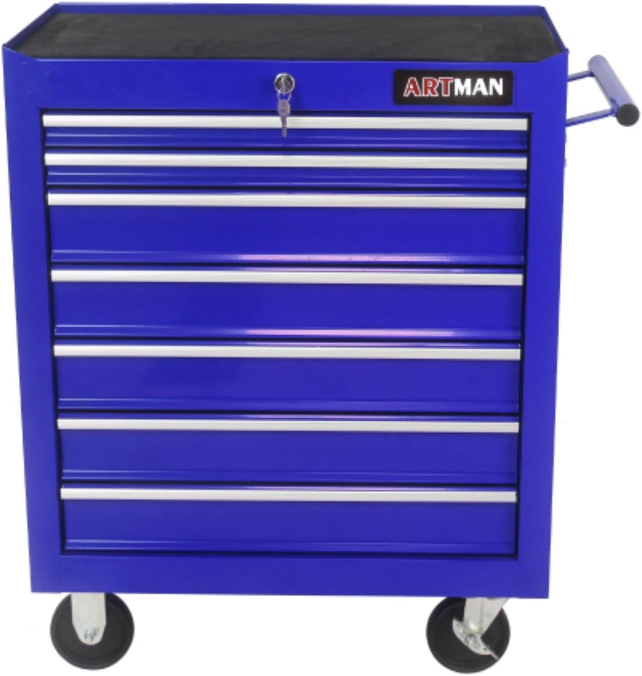 7 Drawers Tool Cart on Wheels, Multifunctional Rolling Tool Organizer Tool Storage Chest for Garage,Workshop,DIY Multiple Interconnectable Tool Storage