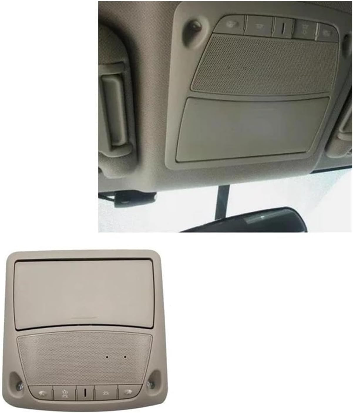 Car Console Ceiling Lamp For Nissan For Altima For Teana 2013-2018 26430-C990D Car Overhead Console Assembly Reading Light Sunroof Switch Panel Interior Dome