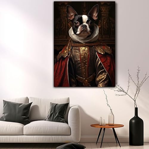 Miniatura 838 de Thuan Chow Chow Retrato de mascota con disfraz real de perro en un disfraz retrato de perro con vestimenta Retrato medieval de mascota retrato