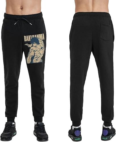 Miniatura 4 de Anime Baki The Grappler Baki Hanma Pantalones deportivos para niños, pantalones largos de ocio a la moda