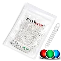 Vista 14 de CHANZON 100 luces de diodo LED UV púrpura de 0.118 in (violeta transparente redondo transparente DC 3 V 20 mA) iluminación brillante bombillas