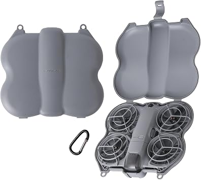 Neo 2 Carrying Case, Portable Travel Case Protective Compact Storage Bag for DJI Neo 2 Drone Accessories Grey