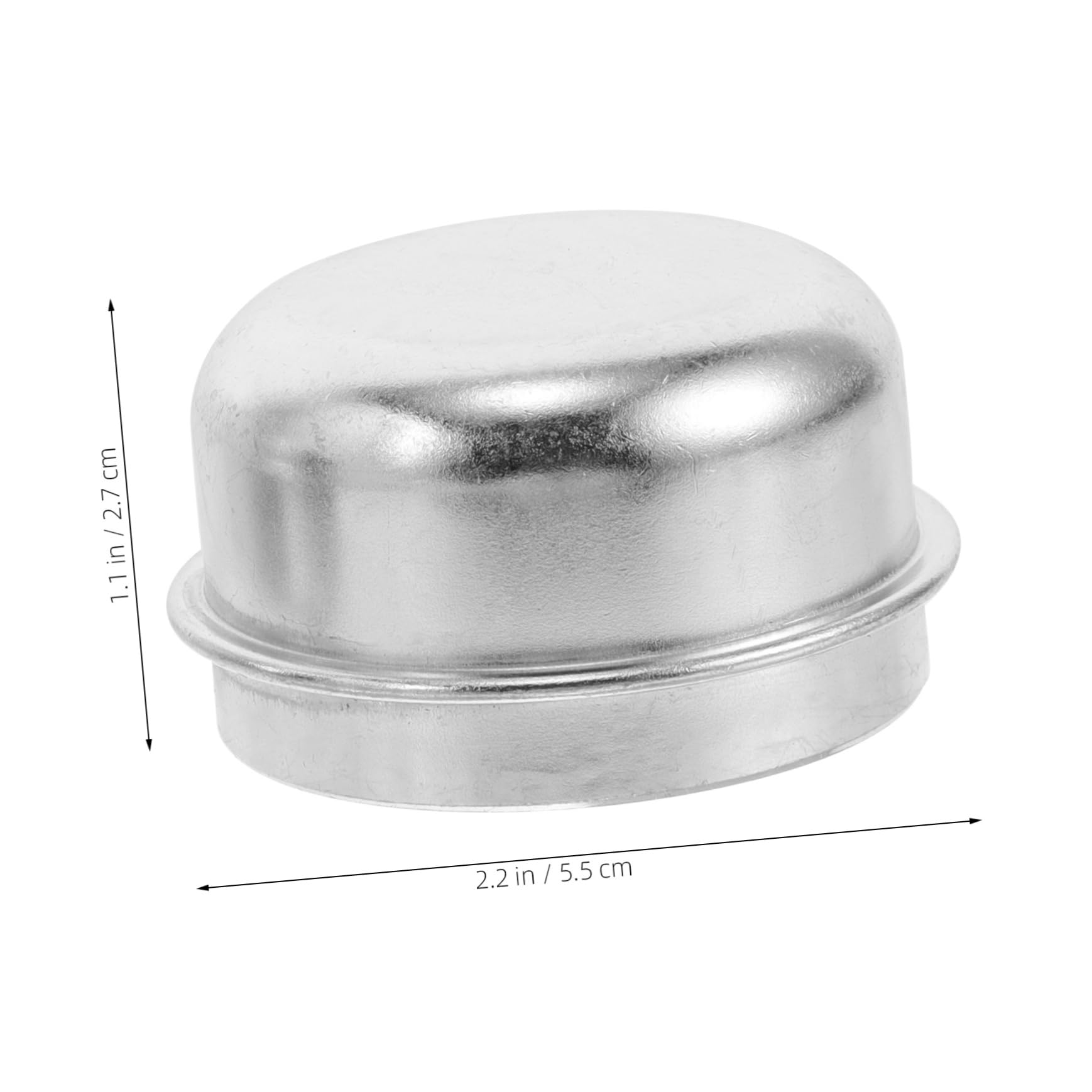 Cabilock 4pcs Boat Trailer Grease Caps Durable Metal Wheel Bearing Covers for Rvs Flatbeds Trailers Fit Easy Installation Protection Against Dirt and Grime