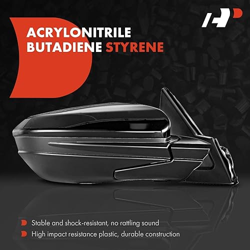 Miniatura 3 de A-Premium Par (2) espejos eléctricos para puerta del conductor y del pasajero, compatible con Honda Civic 2016-2021, retrovisor exterior plegable