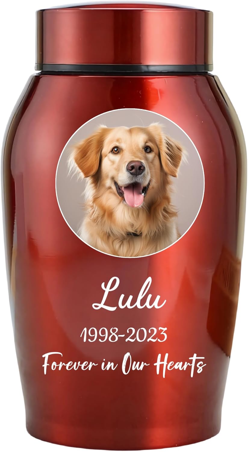 Pet Urns for Cats,Dog Urn Personalized,Pet Urns for Dogs Ashes,Small Animal Urns for