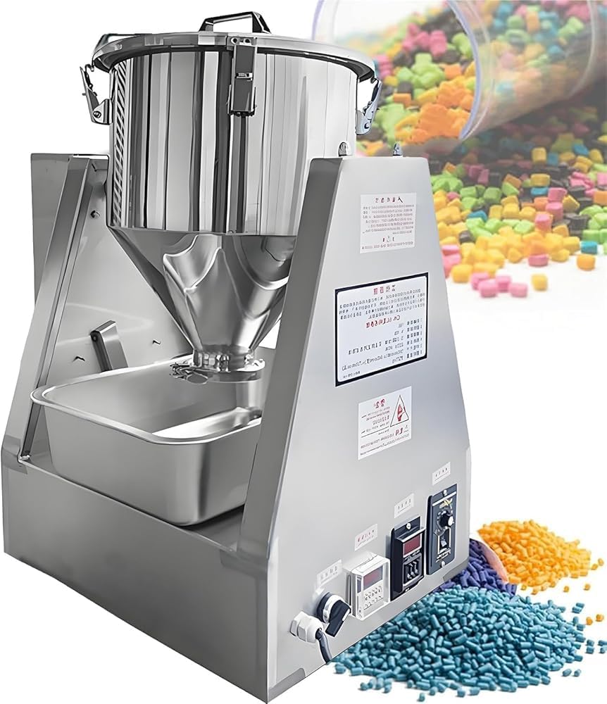 5L/10L/20L/40L Lab Dry Powder Mixer Particle Blender for Food, Chemical, and Medical Applications(Color:10l)
