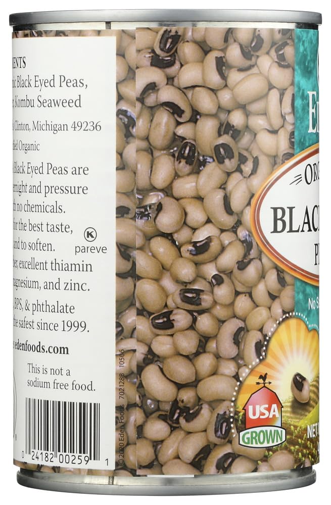 Eden Black Eyed Peas - 15 oz - 12 Pack