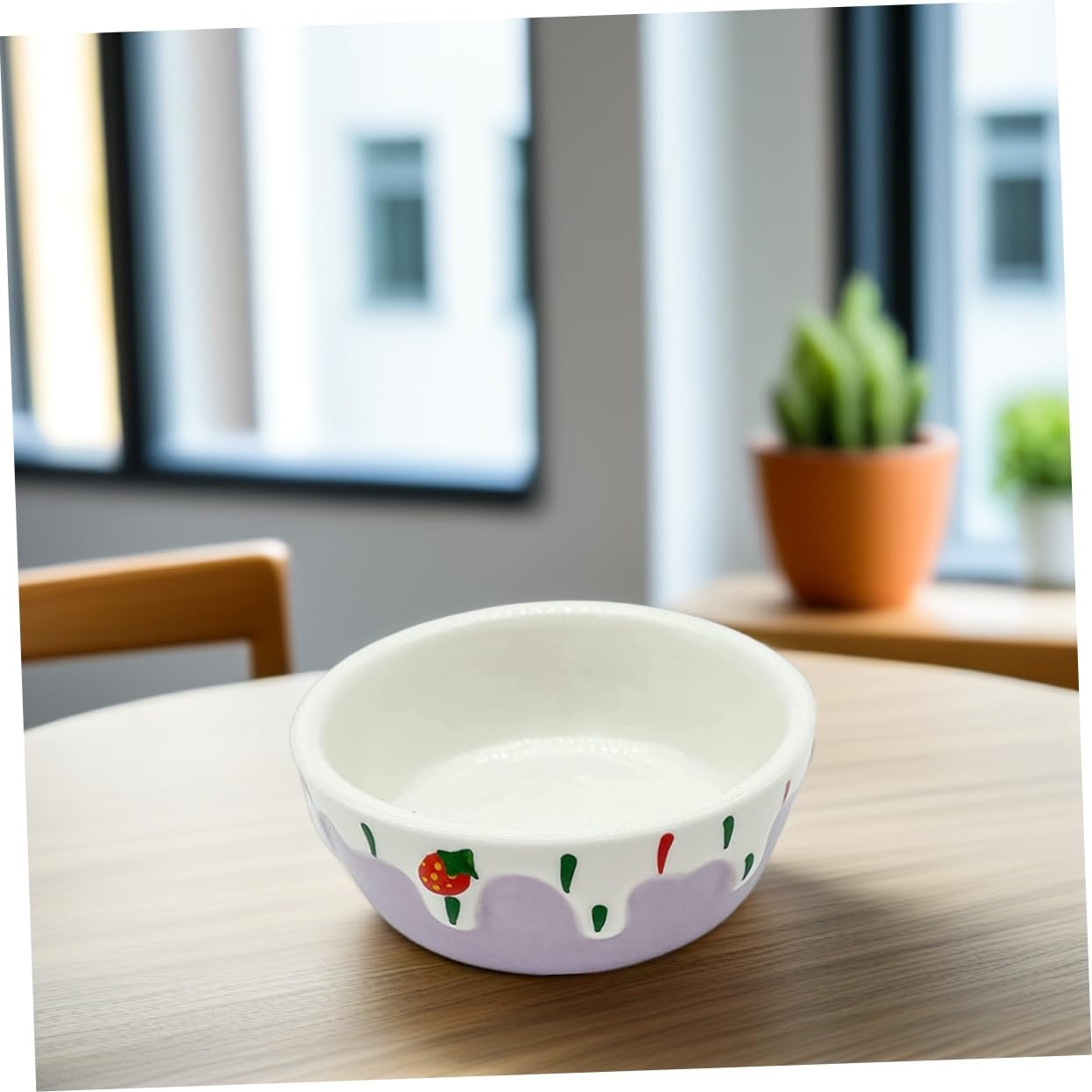 BCOATH 2Pcs Ceramic Pet Food Bowls for Animals Durable Hamster Feeding Bowls with Smooth Surface Easy to Clean Compact for Hamsters Hedgehogs and Mice