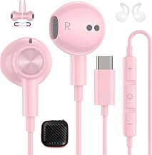 USB C Earphone for Redmi Note 15 Pro+ for Honor 400 Lite USB C Headphone HiFi Stereo Magnetic for iPhone 17 16 15 Pro Max 16th Pixel 10 9a for Samsung Galaxy A56 A16 A17 A26 S25 for OnePlus 15R 15 | Casque USB C HiFi Stéréo Magnétique pour iPhone 17e 16 1