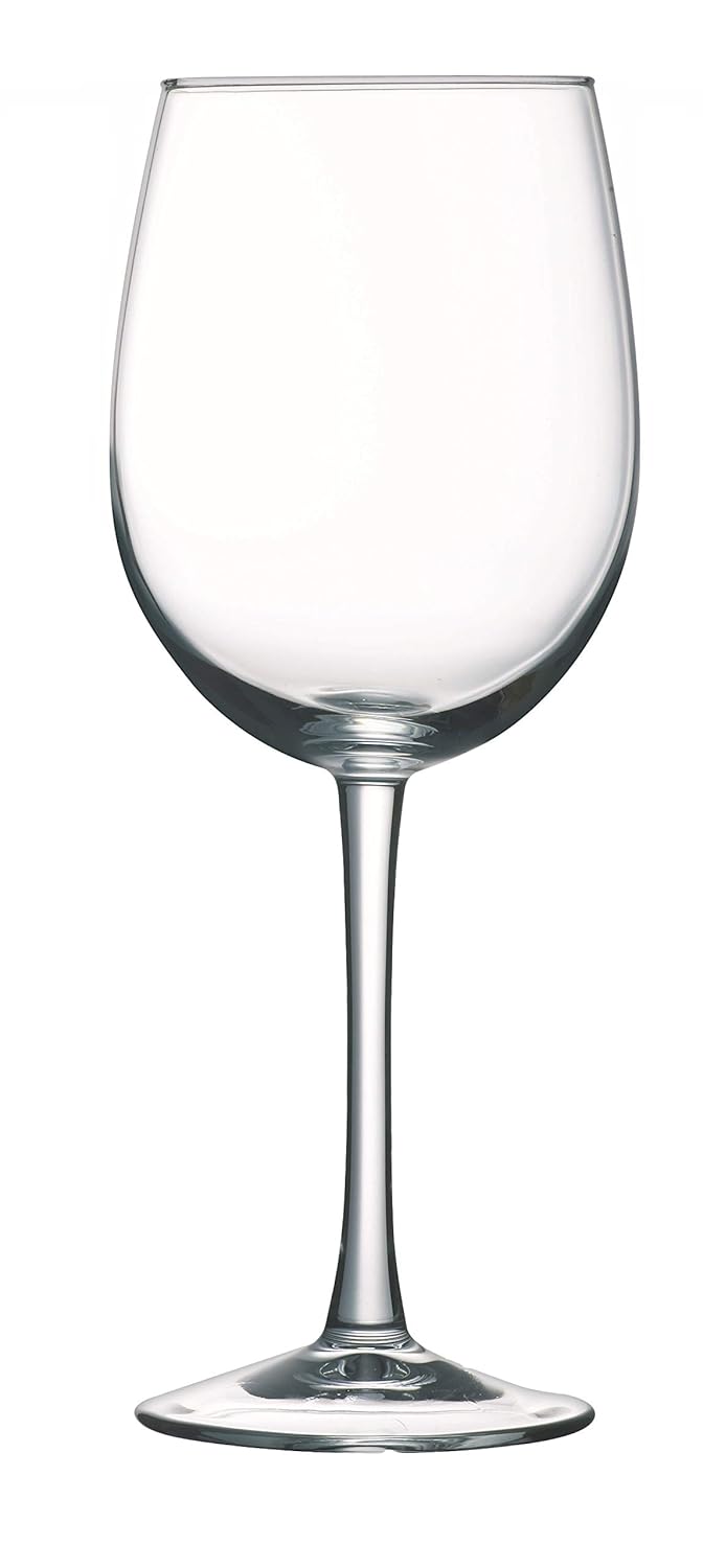 Arc Cardinal ArcoPrime Universal All-Purpose Tall Wine Glass, 19 Ounce, Set of 12