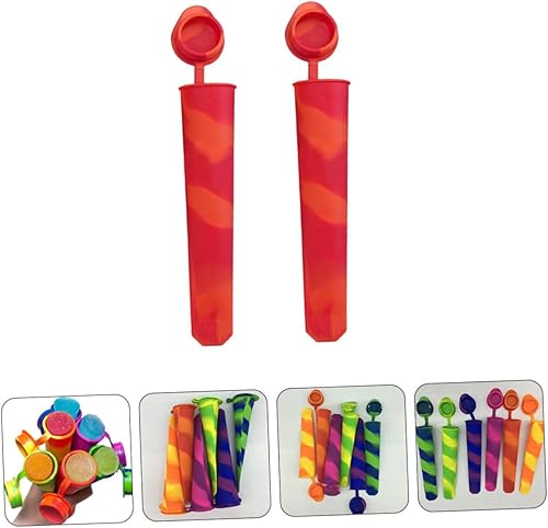 Miniatura 5 de Zerodeko 8 Pcs Popsicle Mold Manual Popsicle Ice Pouch Hand Mold Ice Making Molds Popsicle Maker Molds Baby Cakes Molds for Chocolate Molde De Para
