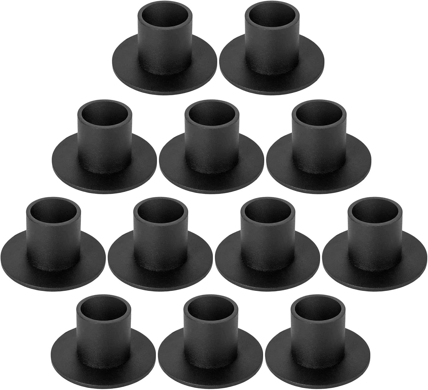 Amazon.com: 12 Pcs Black Candle Holders Sets Vintage Candlestick Holder ...