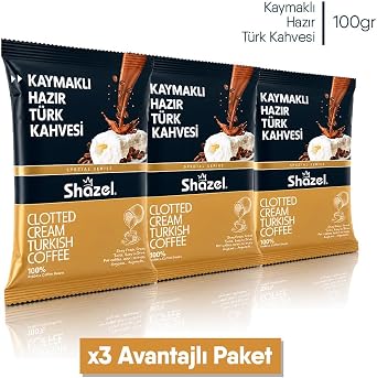 Shazel Kaymaklı Hazır Türk Kahvesi - 100 gr