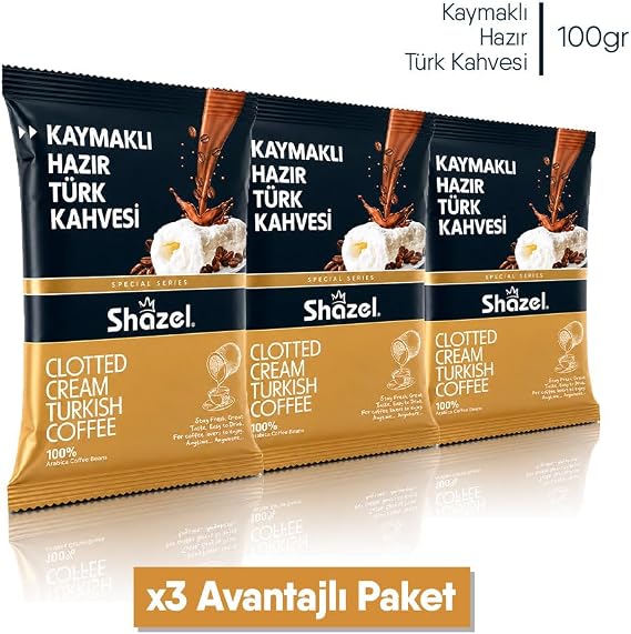 Shazel Kaymaklı Hazır Türk Kahvesi - 100 gr
