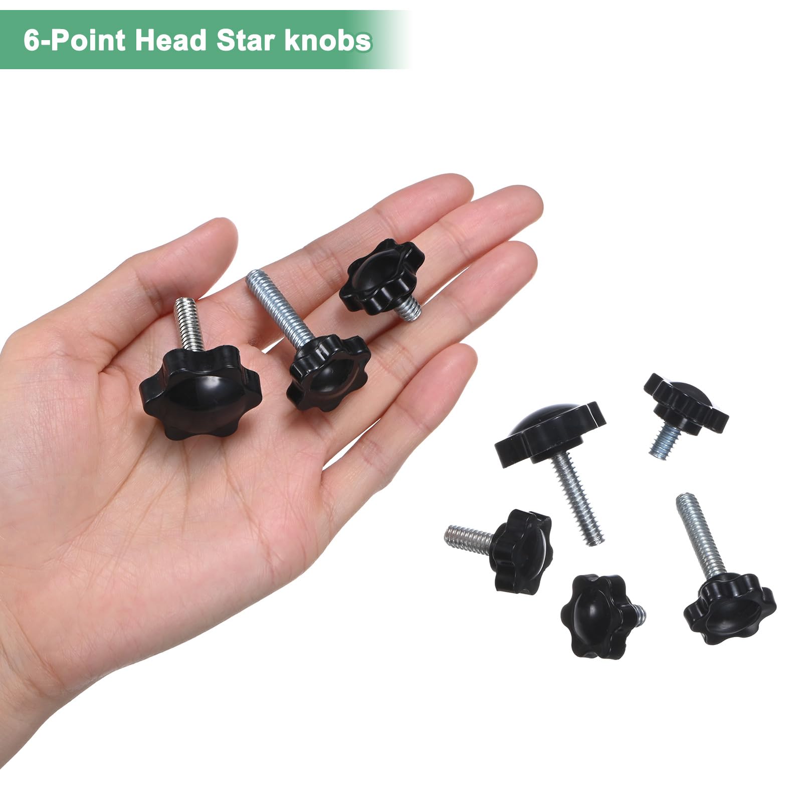 M METERXITY 10-Pack Star Clamping Knobs - Image 4